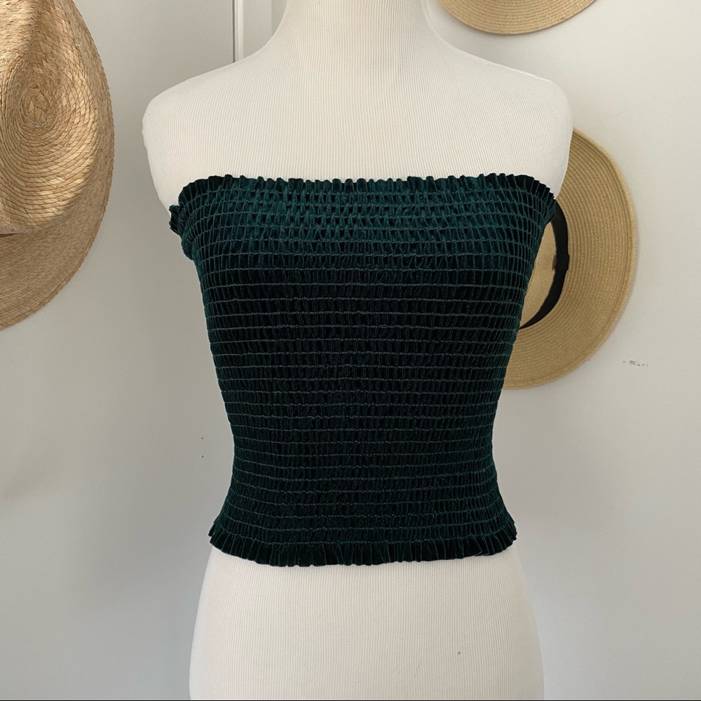 Velvet Tube Top